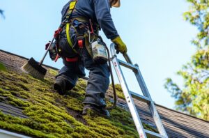 Manual Moss and Algae Removal