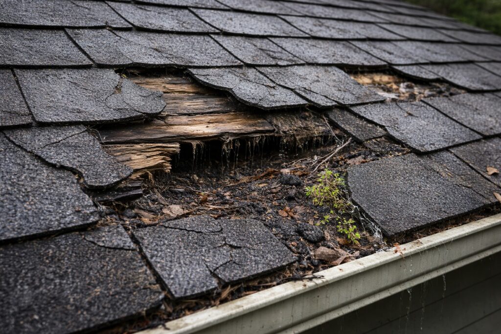 Albany Oregon roof weather damage