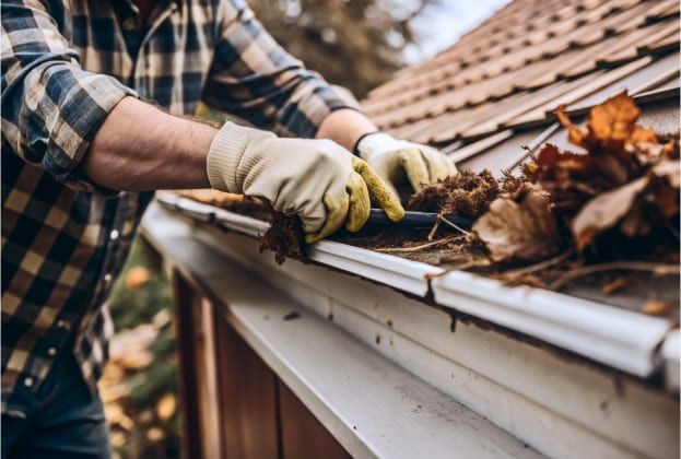 regular gutter cleaning 